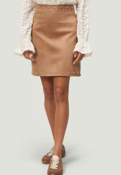 Zero Röcke*Minirock Lederoptik cinnamon swirl