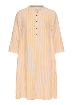 Camel Active Kleider*Mittellanges Kleid mit Rückenfalte apricot