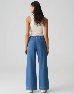 Opus Jeans*Miva palazzo french mid coastal blue