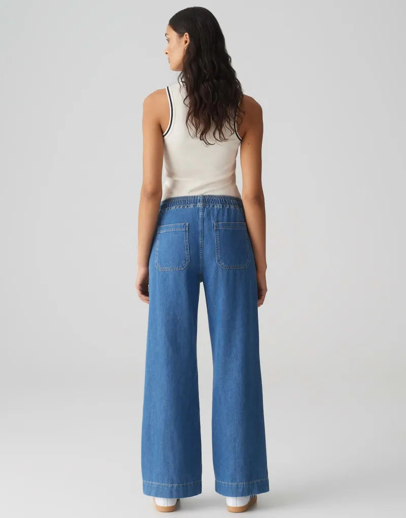 Opus Jeans*Miva palazzo french mid coastal blue