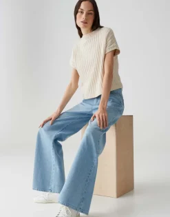 Opus Jeans*Miva palazzo paris light parisien blue