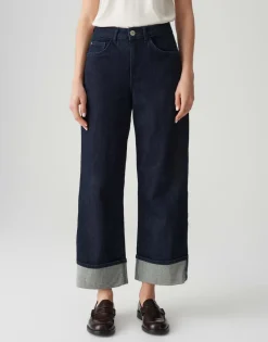 Opus Jeans*Miva turn up rinsed blue