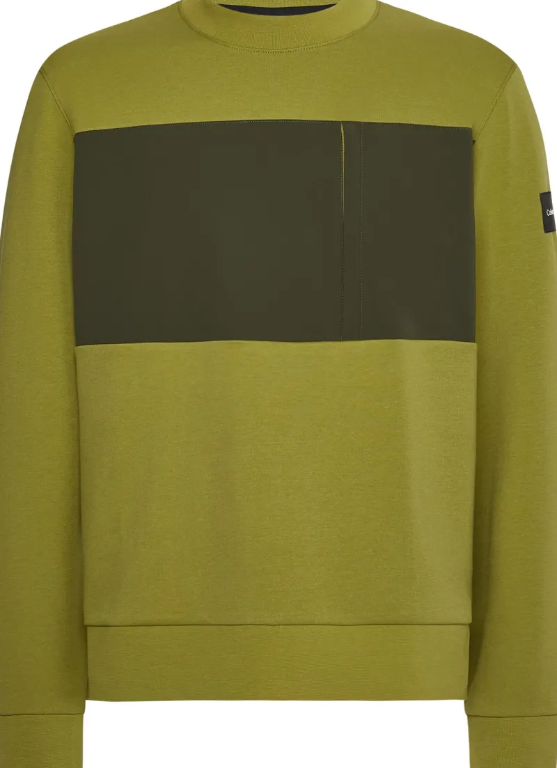 Calvin Klein Pullover & Sweatshirts*MIX MEDIA REPREVE SWEATSHIRT LRV