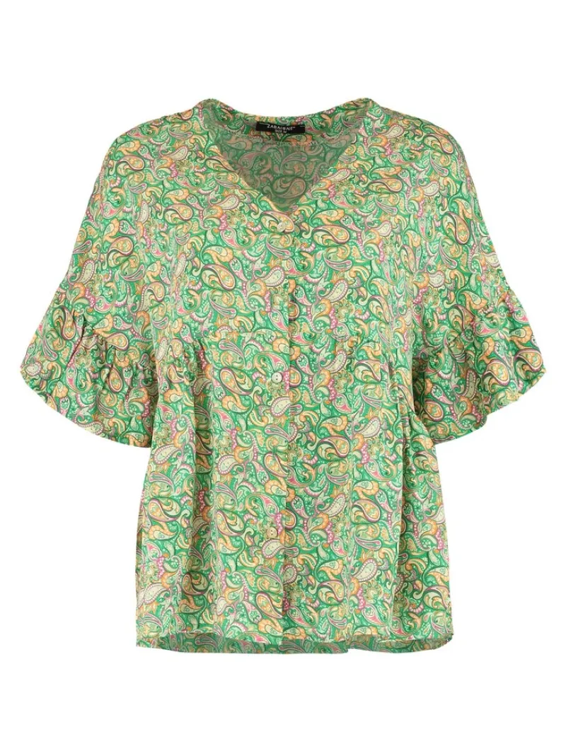 Zabaione Blusen*Modell: Bluse Hanni grass green