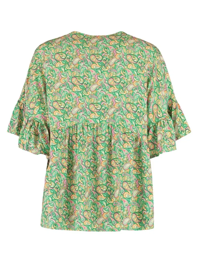 Zabaione Blusen*Modell: Bluse Hanni grass green