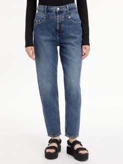 Tommy Jeans Jeans*MOM JEAN V YOKE UHR TPRD AG6135 denim medium