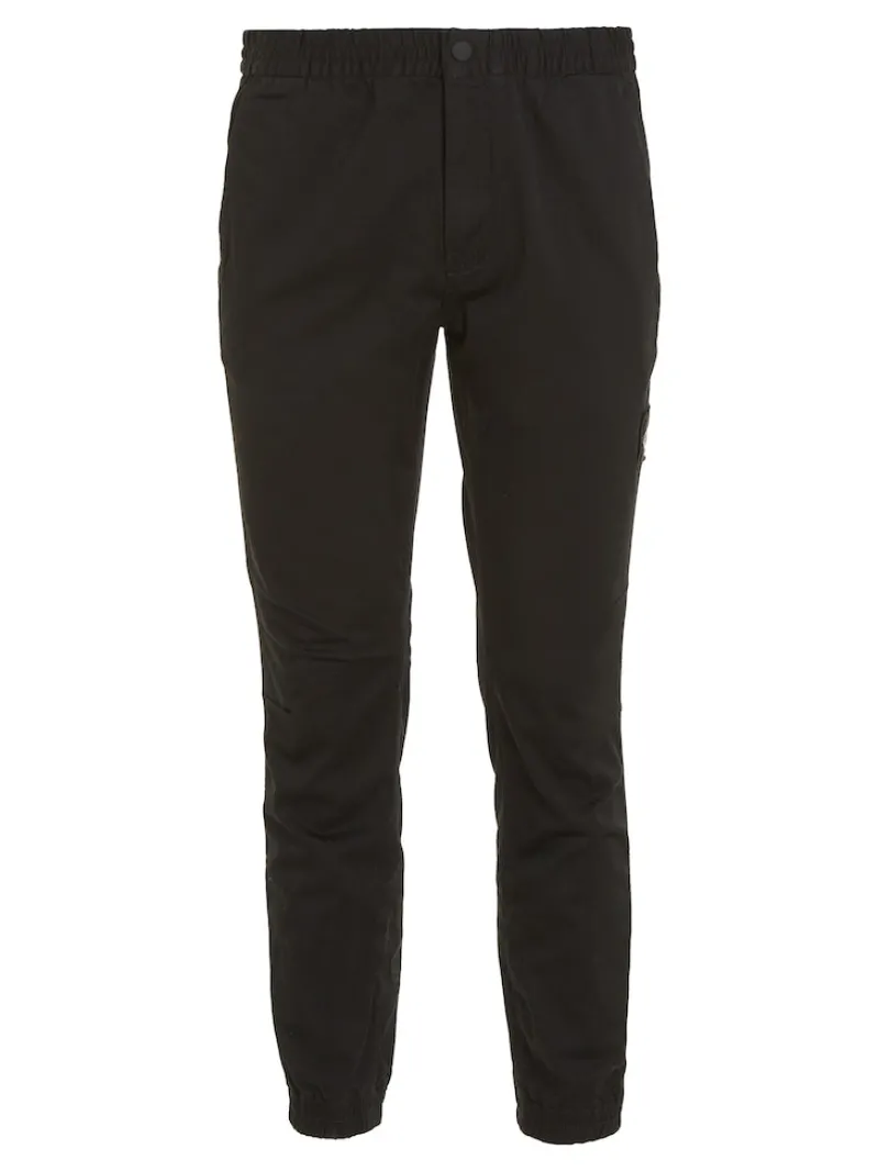 Calvin Klein Jeans Hosen*MONOLOGO BADGE CASUAL CHINO ck black