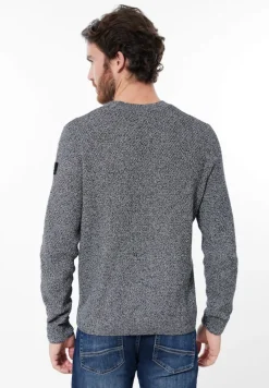 Street One Men Pullover & Sweatshirts|Big Boys*Mouliné Strickpullover anthracite grey melange