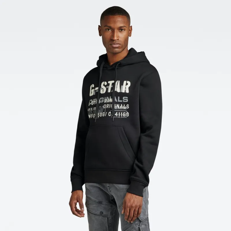 G-star Raw Pullover & Sweatshirts*Multi layer originals hoddie dk black