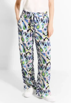 Cecil Hosen*Multicolor Print Hose vanilla white