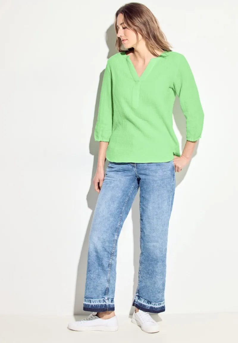 Cecil Blusen*Musselin Bluse matcha lime