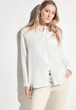 Cecil Blusen*Musselin Hemdbluse vanilla white