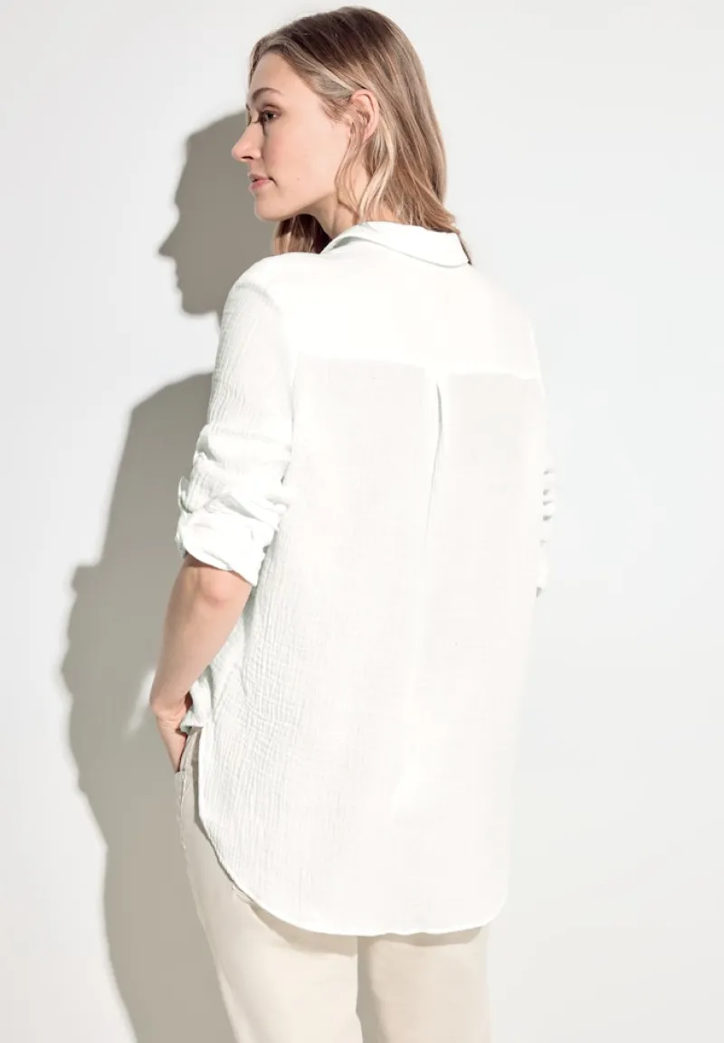 Cecil Blusen*Musselin Hemdbluse vanilla white
