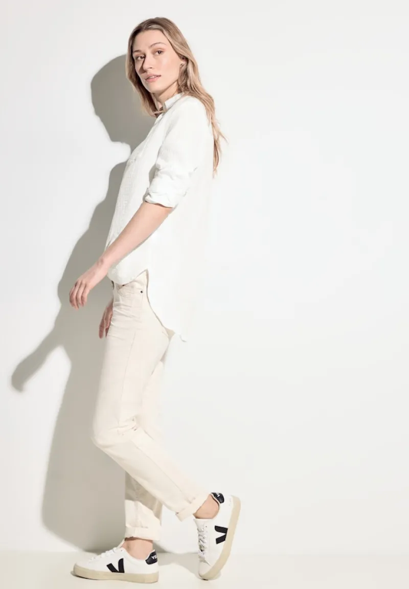 Cecil Blusen*Musselin Hemdbluse vanilla white