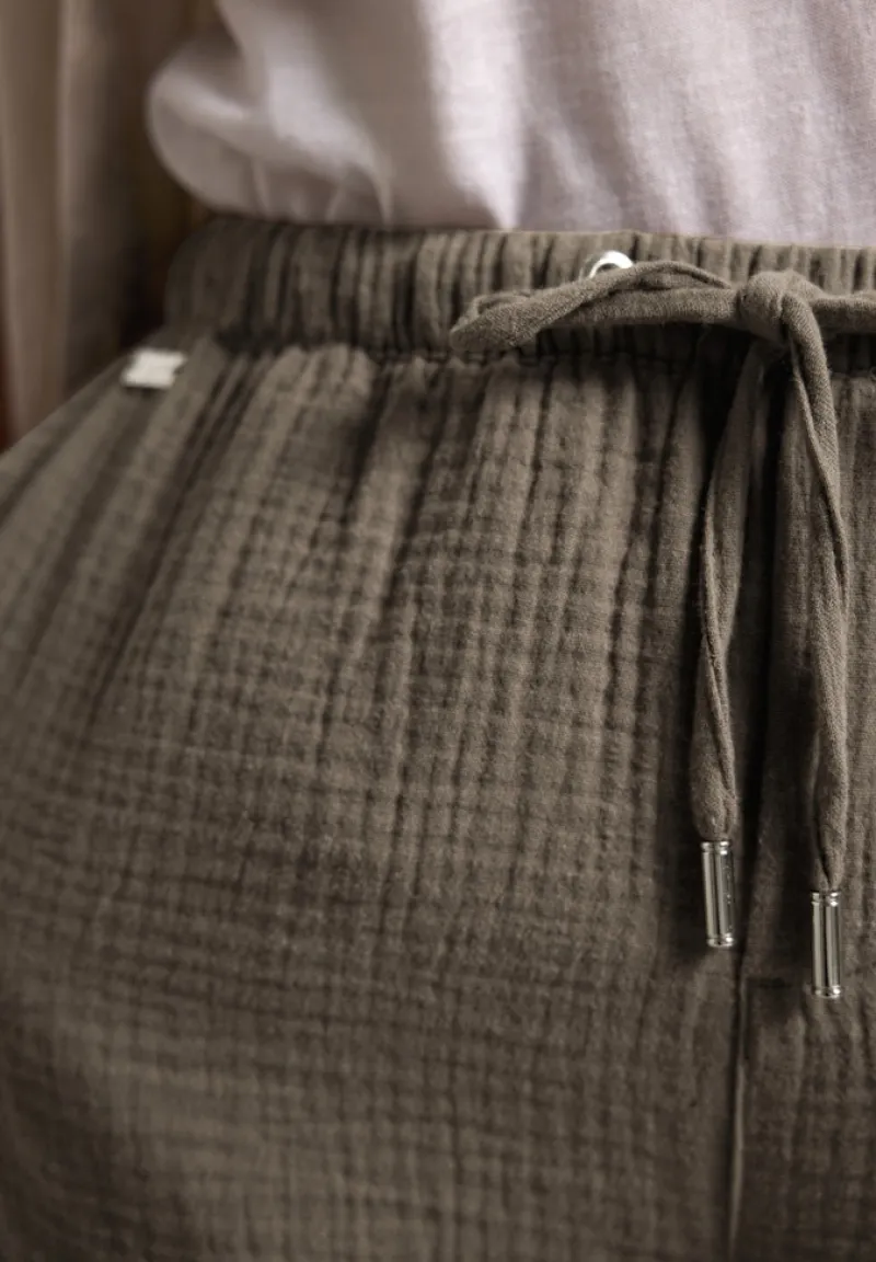 STREET ONE STUDIO Shorts*Musselin Shorts acron brown