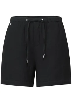 STREET ONE STUDIO Shorts*Musselin Shorts Black