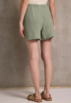 STREET ONE STUDIO Shorts*Musselin Shorts pale mud green