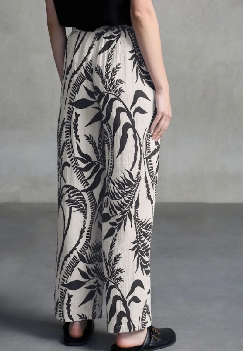 STREET ONE STUDIO Hosen*Musselin Wide Leg Hose light sunstone beige