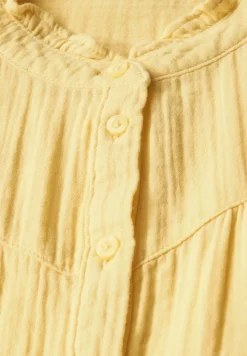 STREET ONE STUDIO Blusen*Musselin-Bluse mit Rüschen blend yellow