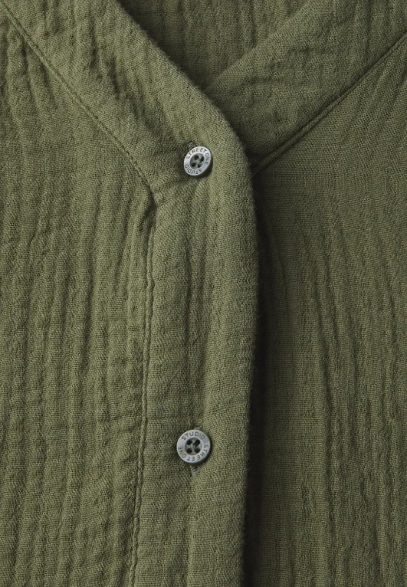 STREET ONE STUDIO Blusen*Musselintunika peridot green