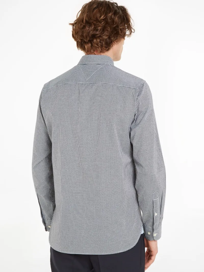 Tommy Hilfiger Hemden|Big Boys*NAT. SOFT FLEX GINGHAM RF SHIRT desert sky - optic white