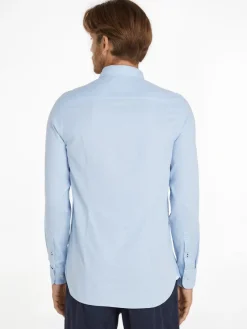 Tommy Hilfiger Hemden|Big Boys*NATURAL SOFT DOBBY SF SHIRT cloudy blue