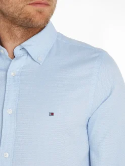 Tommy Hilfiger Hemden|Big Boys*NATURAL SOFT DOBBY SF SHIRT cloudy blue