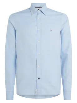 Tommy Hilfiger Hemden|Big Boys*NATURAL SOFT DOBBY SF SHIRT cloudy blue