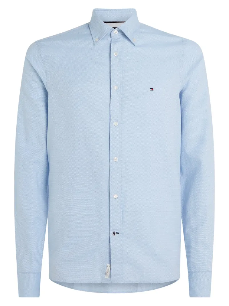 Tommy Hilfiger Hemden|Big Boys*NATURAL SOFT DOBBY SF SHIRT cloudy blue