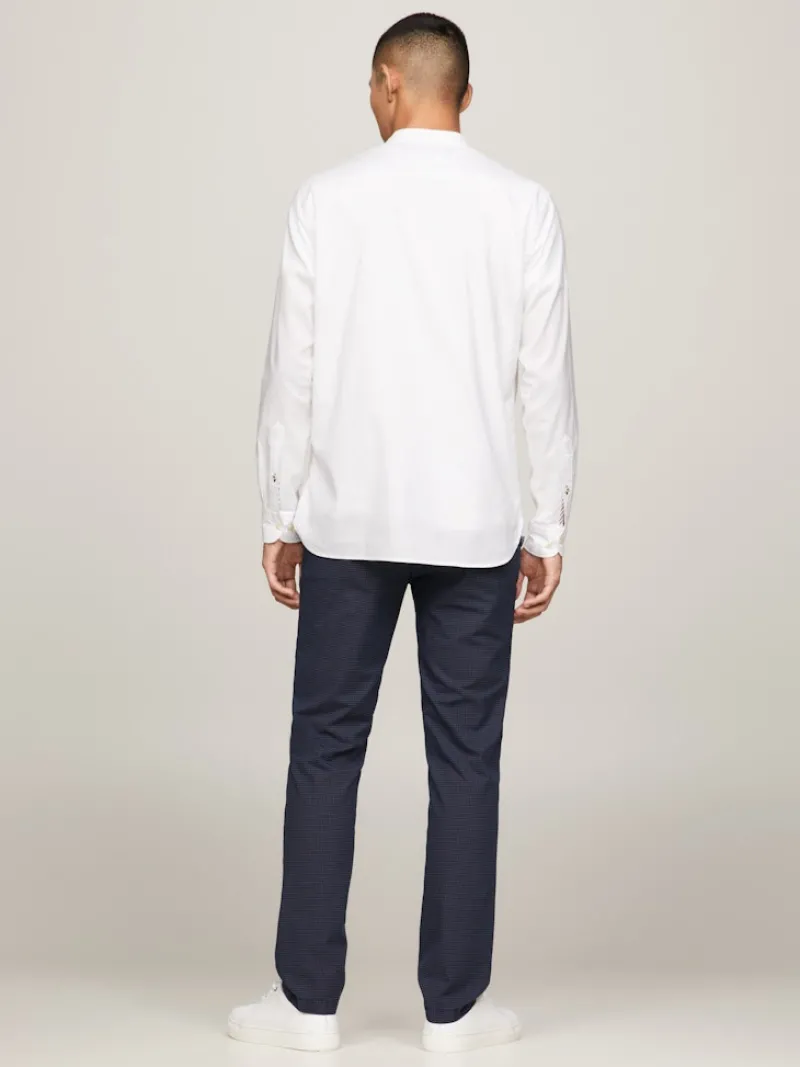 Tommy Hilfiger Hemden|Big Boys*NATURAL SOFT SOLID MAO RF SHIRT white