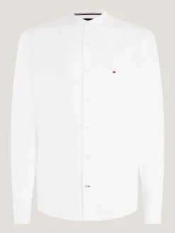 Tommy Hilfiger Hemden|Big Boys*NATURAL SOFT SOLID MAO RF SHIRT white