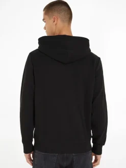 Calvin Klein Pullover & Sweatshirts*NEW YORK BOX LOGO HOODIE ck black