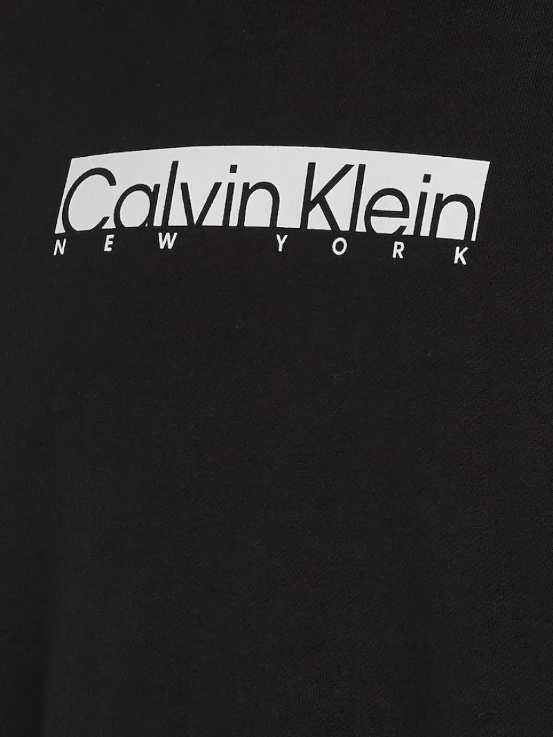 Calvin Klein Pullover & Sweatshirts*NEW YORK BOX LOGO HOODIE ck black