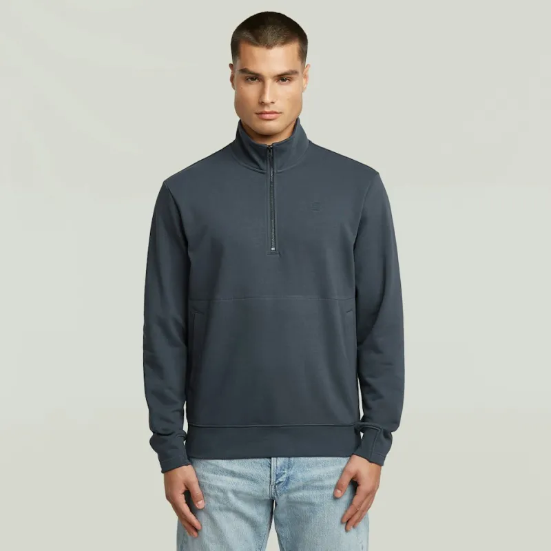 G-star Raw Pullover & Sweatshirts*Nifous half zip sw india ink