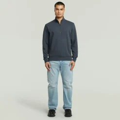 G-star Raw Pullover & Sweatshirts*Nifous half zip sw india ink