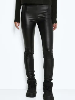 Noisy May Hosen*NMALOHA HW SKINNY COATED LEGGING NOOS Black