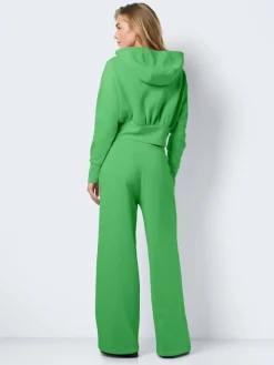 Noisy May Pullover & Sweatshirts*NMARYA L/S ZIP HOODIE JRS irish green