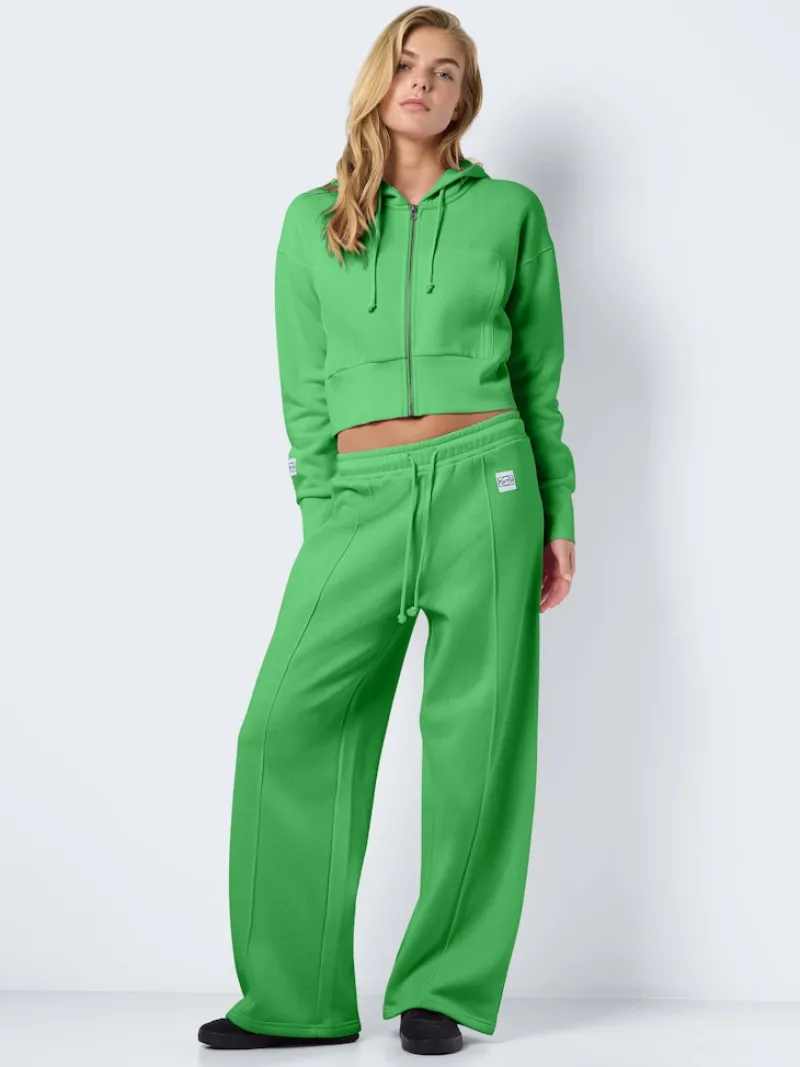 Noisy May Pullover & Sweatshirts*NMARYA L/S ZIP HOODIE JRS irish green