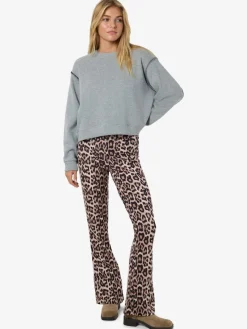 Noisy May Hosen*NMBELLA H/W AOP PANT JRS LX Natural