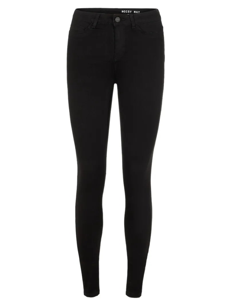 Noisy May Jeans*NMCALLIE HW SKINNY BLACK JEANS FWD NOOS Black Denim