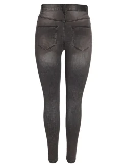 Noisy May Jeans*NMCALLIE HW SKINNY JEAN VI508MG FWD NOOS Medium Grey Denim