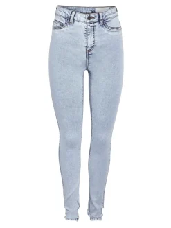 Noisy May Jeans*NMCALLIE HW SKINNY JEAN VI482LB FWD NOOS Light Blue Denim