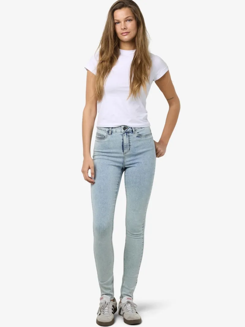 Noisy May Jeans*NMCALLIE HW SKINNY JEAN VI482LB FWD NOOS Light Blue Denim