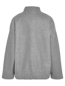 Noisy May Jacken*NMHALSTON L/S BOMBER JACKET FWD NOOS Light Grey Melange