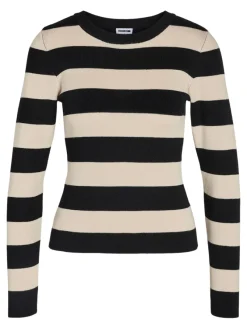 Noisy May Pullover & Sweatshirts*NMJAZ L/S O-NECK KNIT FWD Black