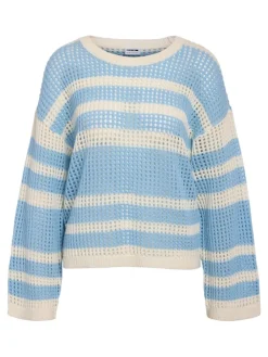 Noisy May Pullover & Sweatshirts*NMJOLA L/S O-NECK KNIT DD sky blue