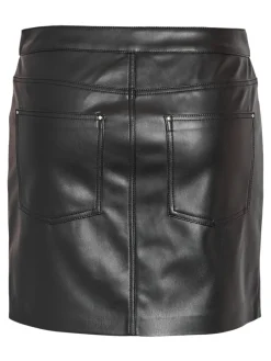 Noisy May Röcke*NMKATE NW PU SKIRT NOOS Black
