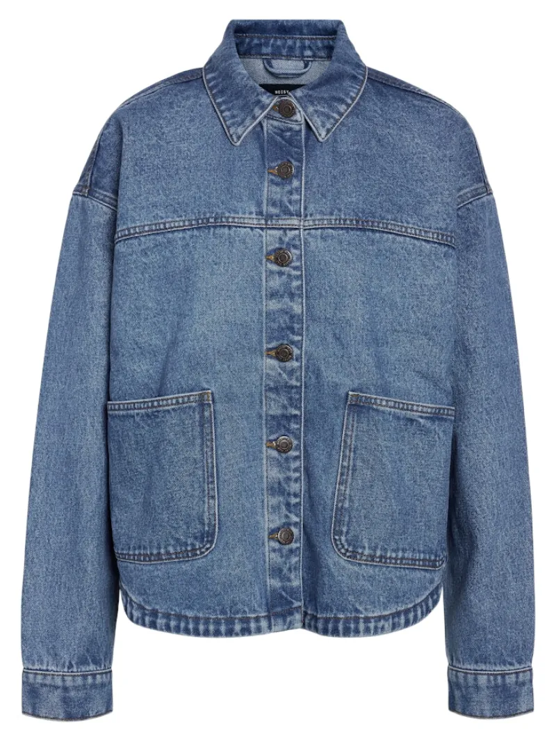 Noisy May Jacken*NMKETTIE L/S REG DNM JCKET VI557MB NOOS Medium Blue Denim