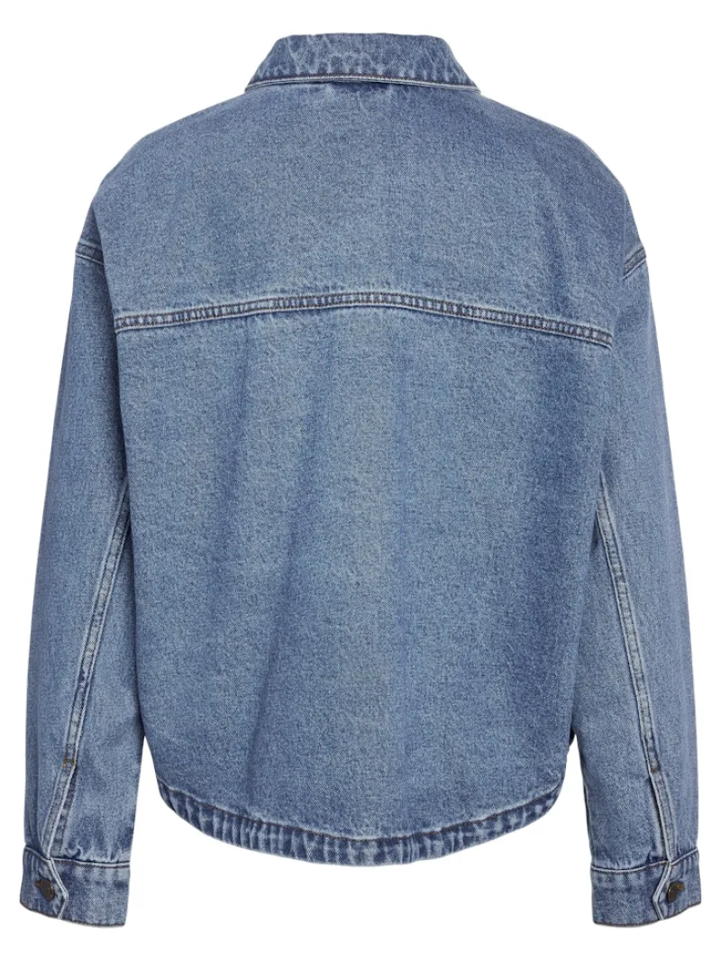 Noisy May Jacken*NMKETTIE L/S REG DNM JCKET VI557MB NOOS Medium Blue Denim