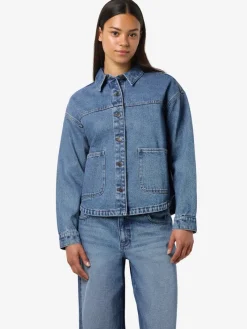 Noisy May Jacken*NMKETTIE L/S REG DNM JCKET VI557MB NOOS Medium Blue Denim